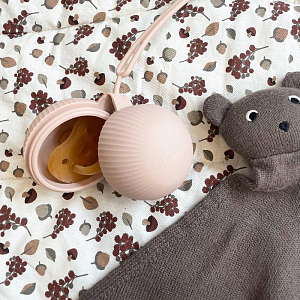 Контейнер для пустышки nuuroo "Camille Rose Dust", пыльно-розовый